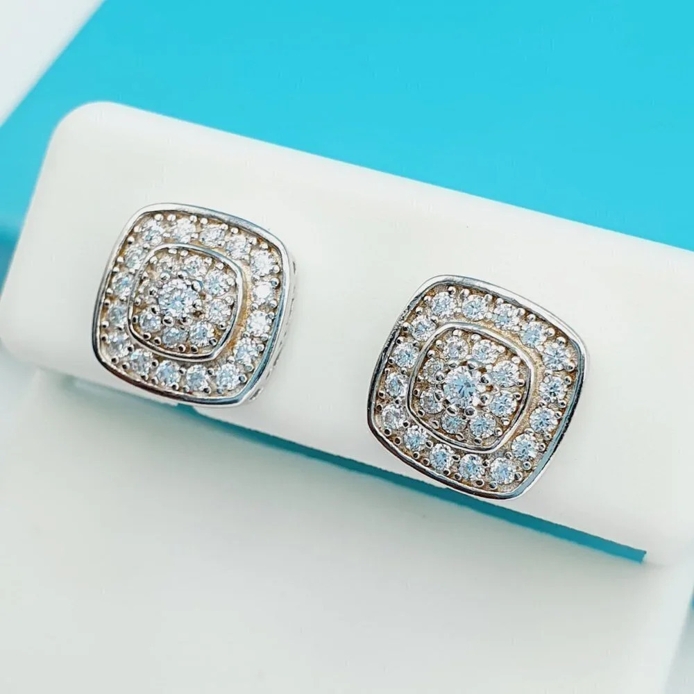 "925 Sterling Silver CZ Beautiful Earrings for Women, 1USPAR4194